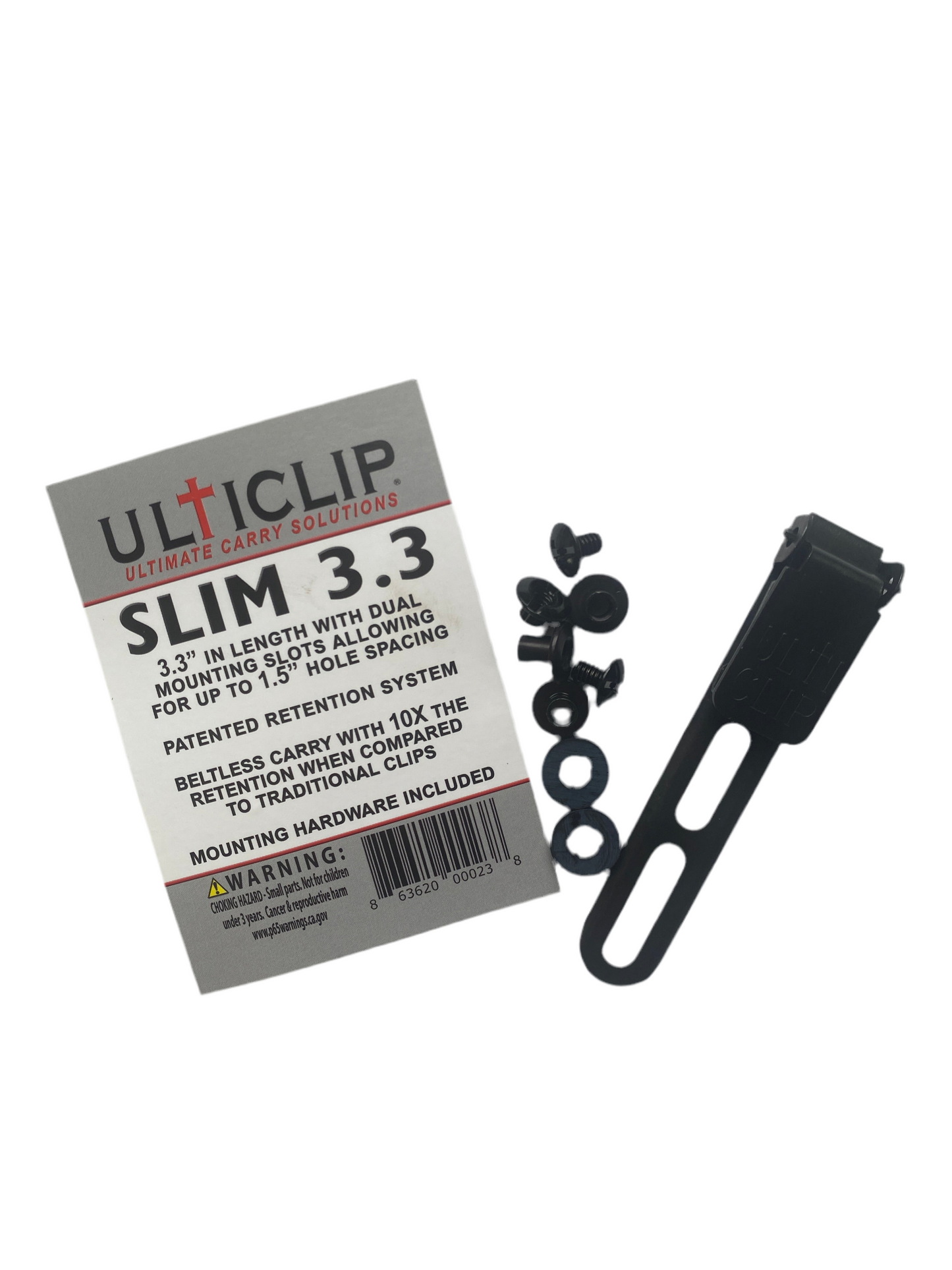 Architect Knives-AK3-MagnaCut Steel-Black Linen Micarta w/ Brown Burlap Handle-Kydex Sheath w/ Slide Lock,Black-SLIM 3.3 Pocket Clip